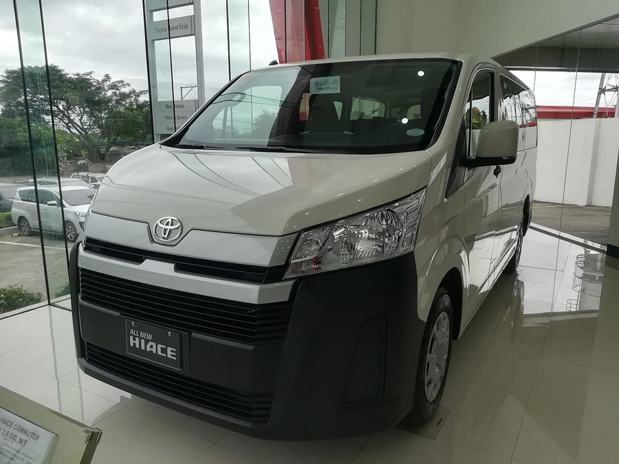 Toyota Hiace 2025 Commuter model, stock photo