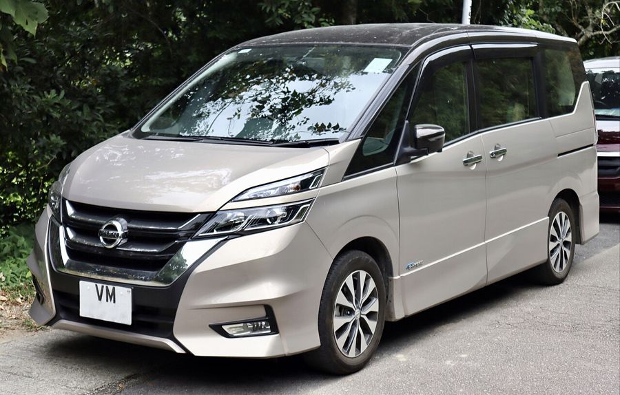 Nissan Serena 2016 model, stock photo